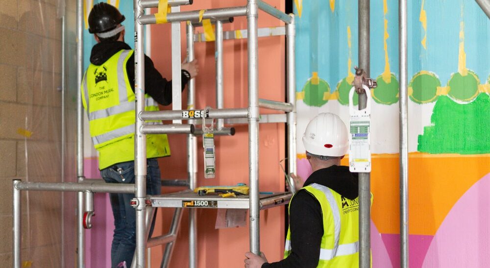 Our paints were chosen for Meta's head office in London