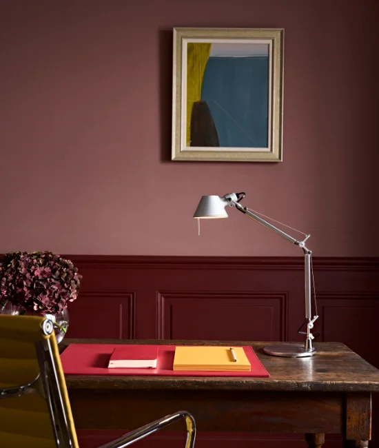 Wall: Cinnamon; Panelling and Dado Rail: Carnelian