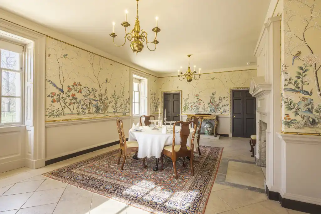 The dining parlour at Marble Hill