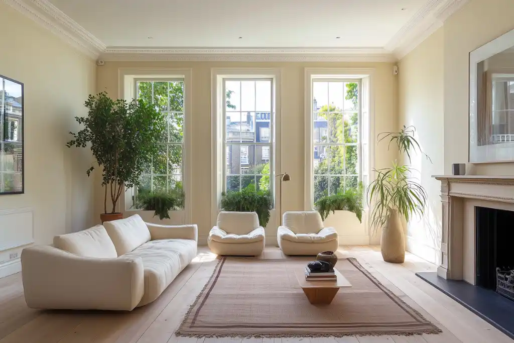 Walls painted in Kenwood Cream